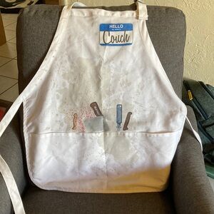 Zumiez Employee Holiday Butcher Apron Couch